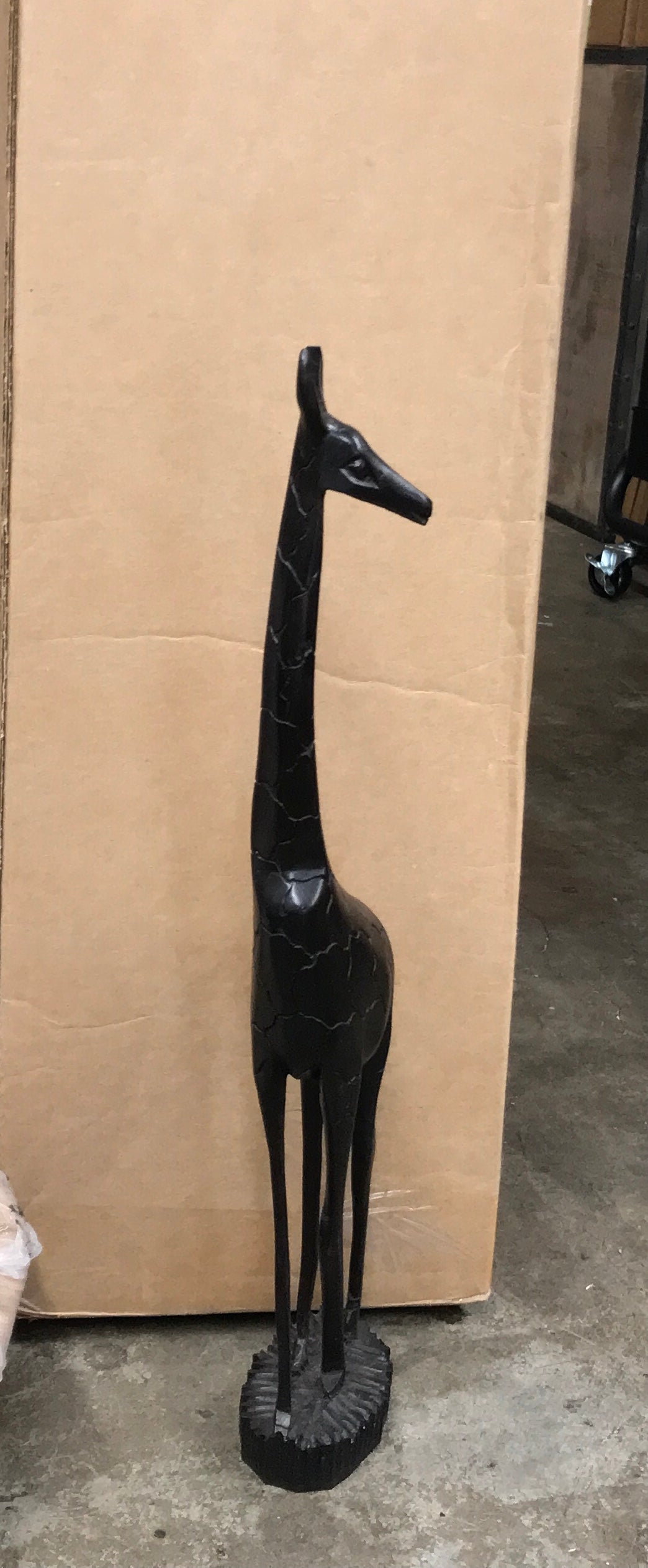 African Carved Giraffe