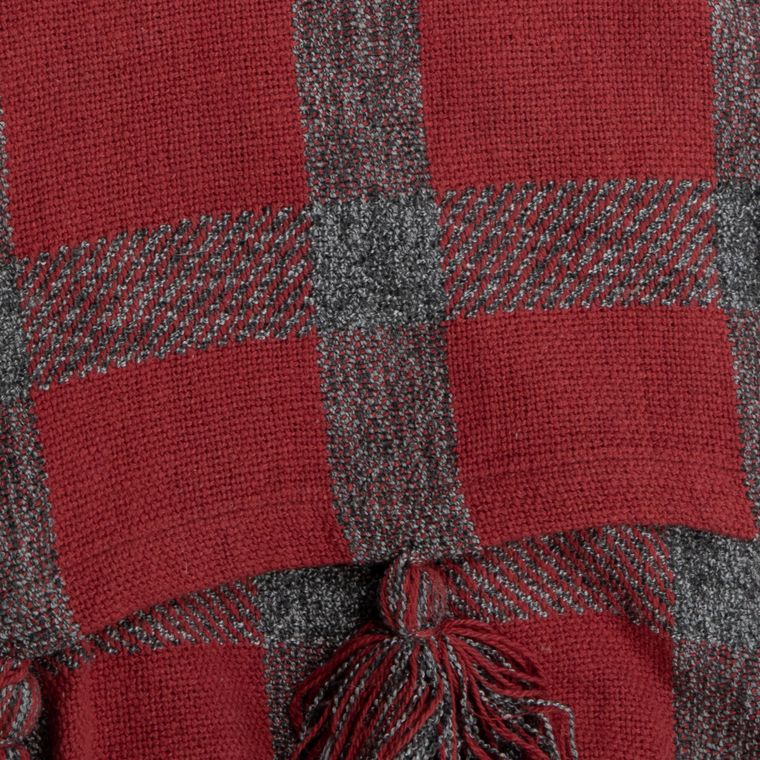 Hand Woven Jackie Throw Red