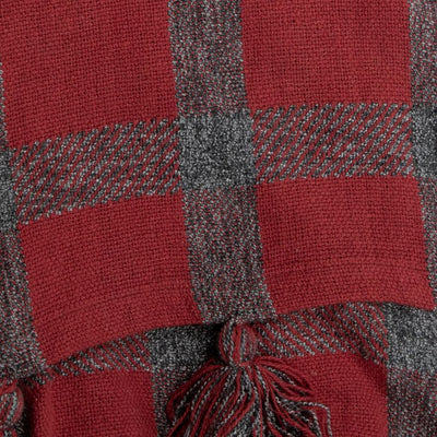 Hand Woven Jackie Throw Red