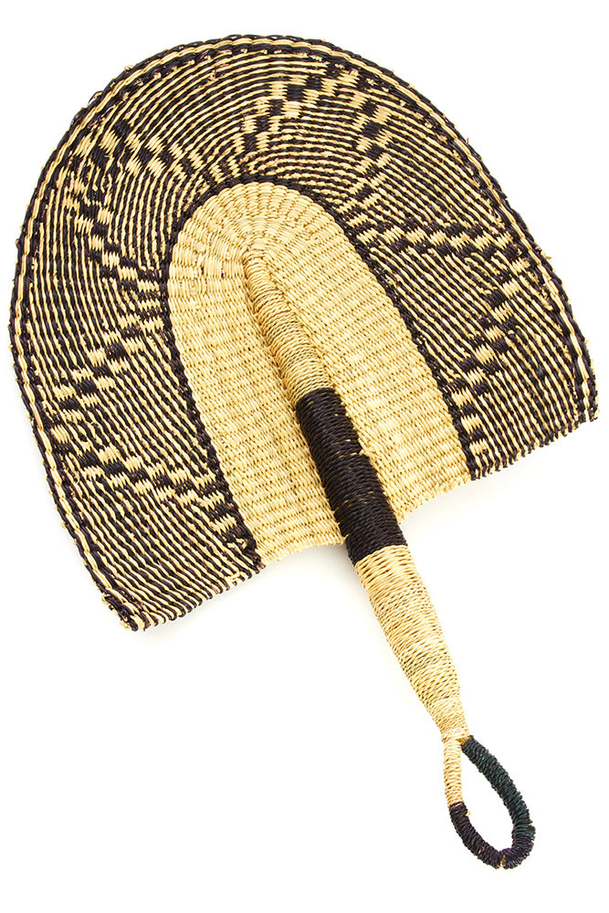 African Woven Grass Fans