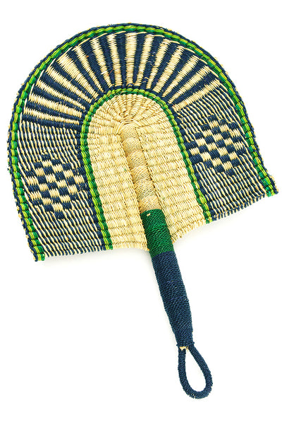 African Woven Grass Fans