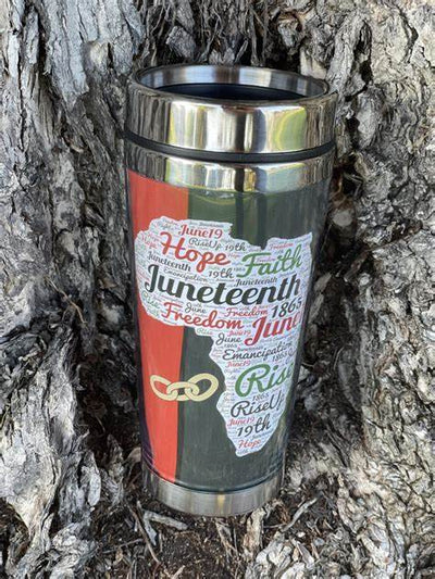 JUNETEENTH: AFRICA TRAVEL MUG